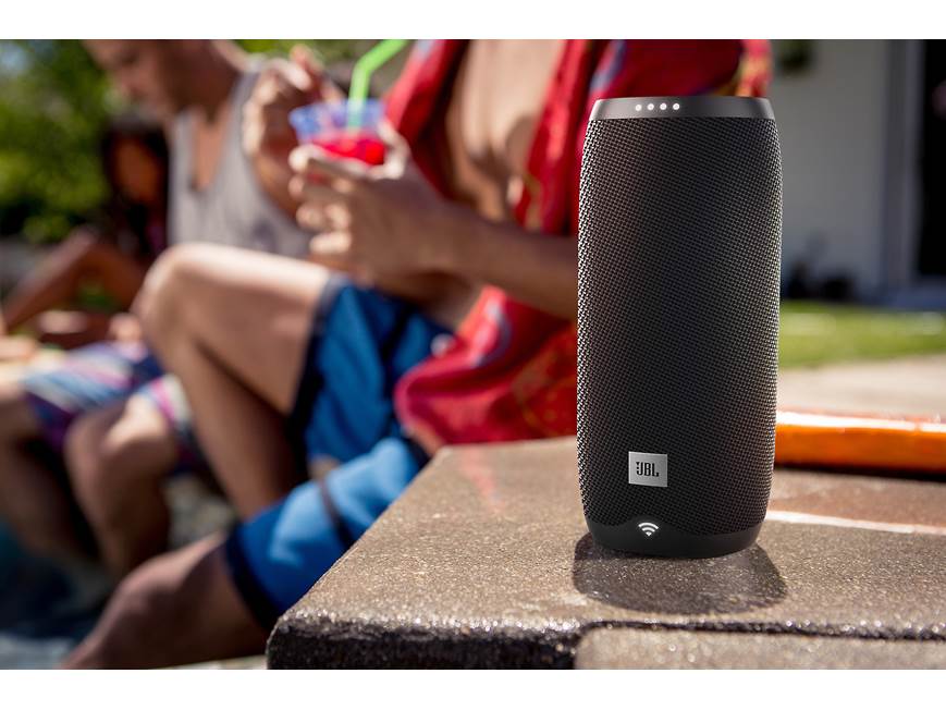 JBL LINK 10 (Black) Waterproof portable speaker with Google