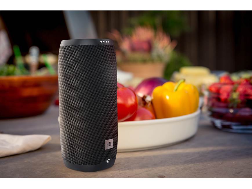JBL LINK 20 (Black) Waterproof portable speaker with Google