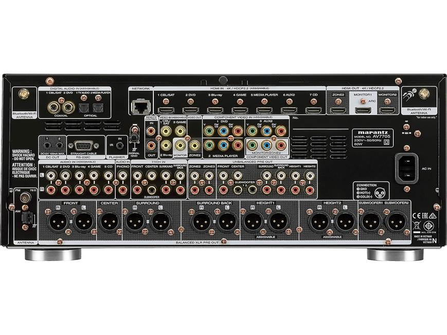 Marantz AV7705 Home theater preamp/processor with 11.2-channel