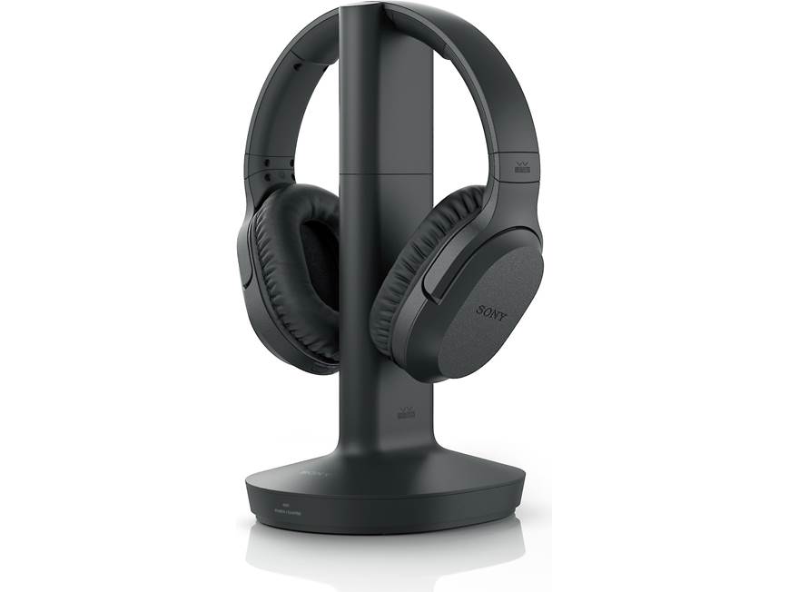 ソニーSONY WH-RF400 ワイヤレスTVヘッドホン Sony WH-RF400 Wireless TV headphones with transmitter at Crutchfield