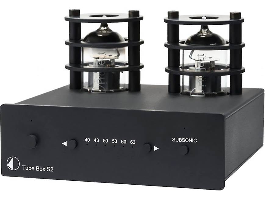 Pro-Ject Tube Box S2 (Black) Vacuum tube phono preamplifier for