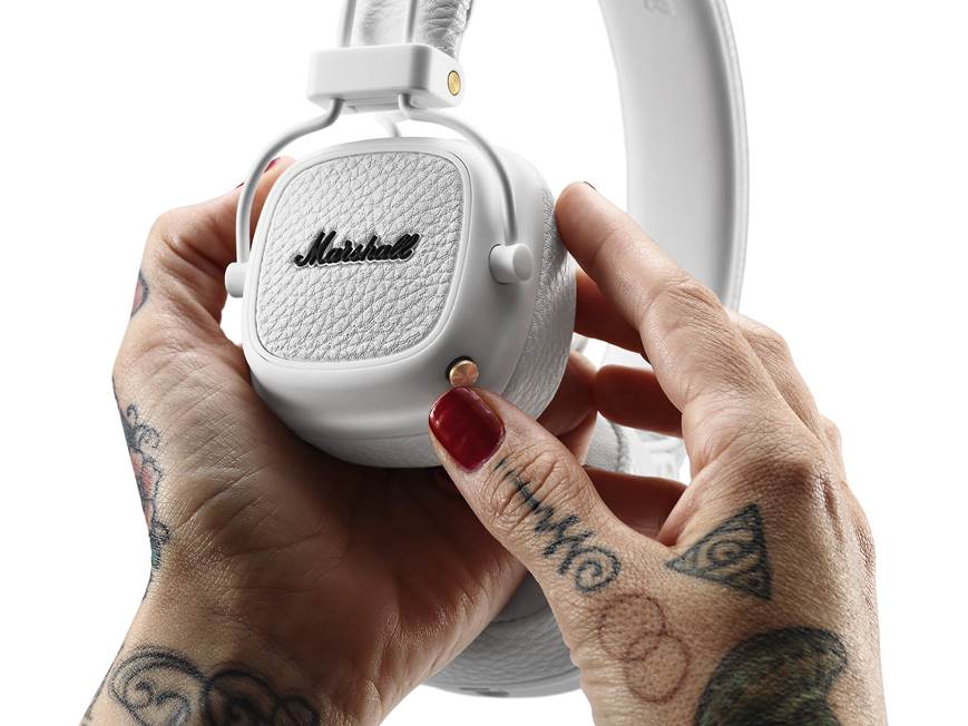 Marshall Major III Bluetooth® (White) Wireless on-ear headphones