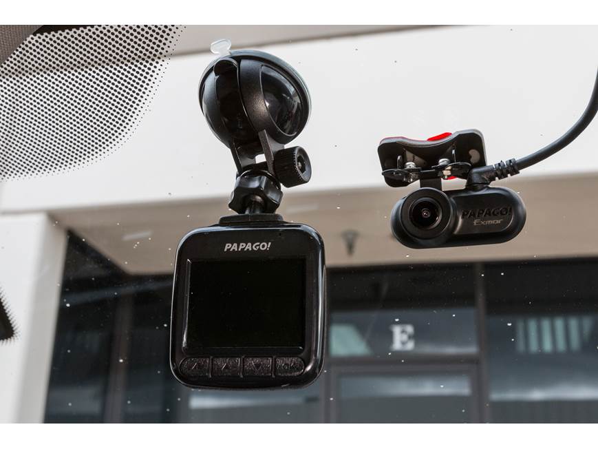 PAPAGO GoSafe S780 HD dual-camera system (dash and rear-view) with