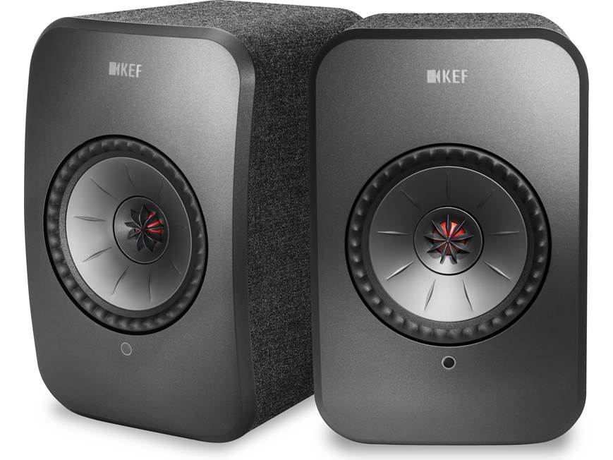 KEF LSX (Black) Powered speakers with Wi-Fi® and Bluetooth® (Black