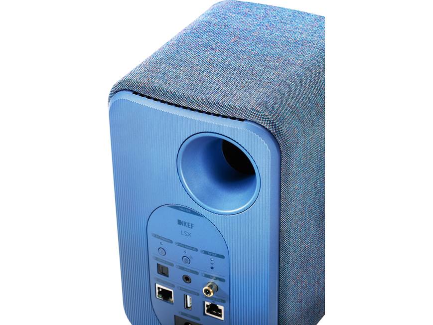 KEF LSX (Blue) Powered speakers with Wi-Fi® and Bluetooth® (Blue