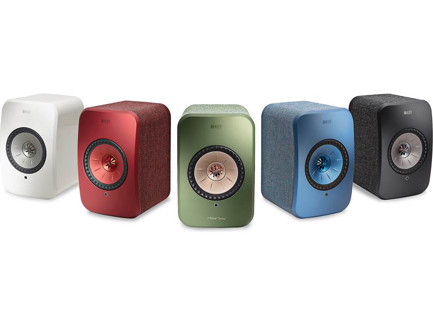 KEF LSX (Gloss White) Powered speakers with Wi-Fi® and Bluetooth