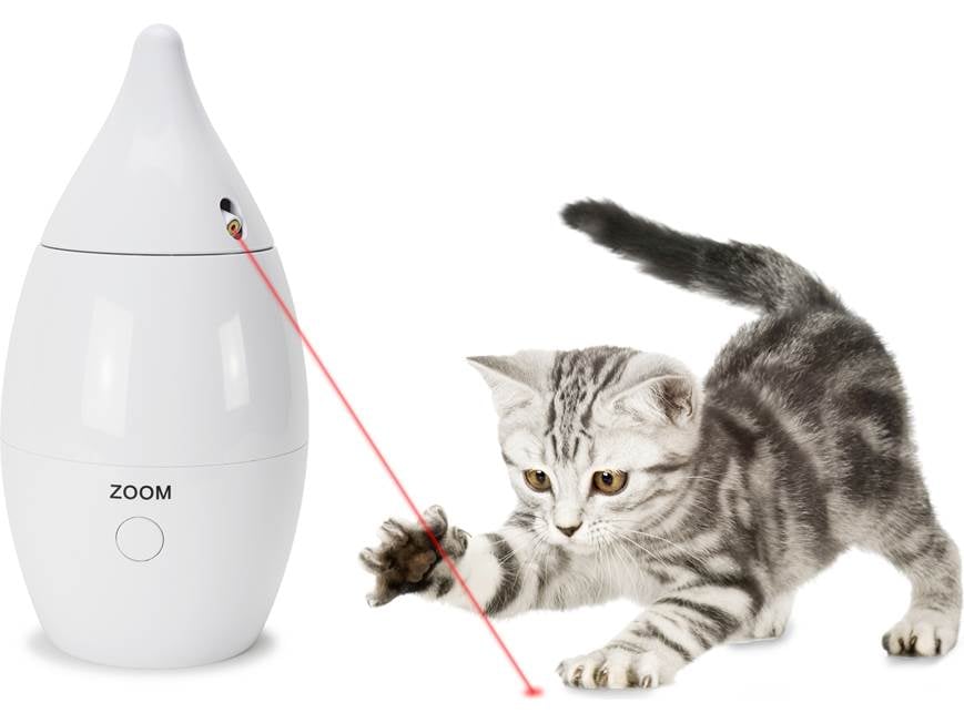 PetSafe Zoom Rotating Laser Cat Toy Dual-laser toy for multi-cat households  at Crutchfield
