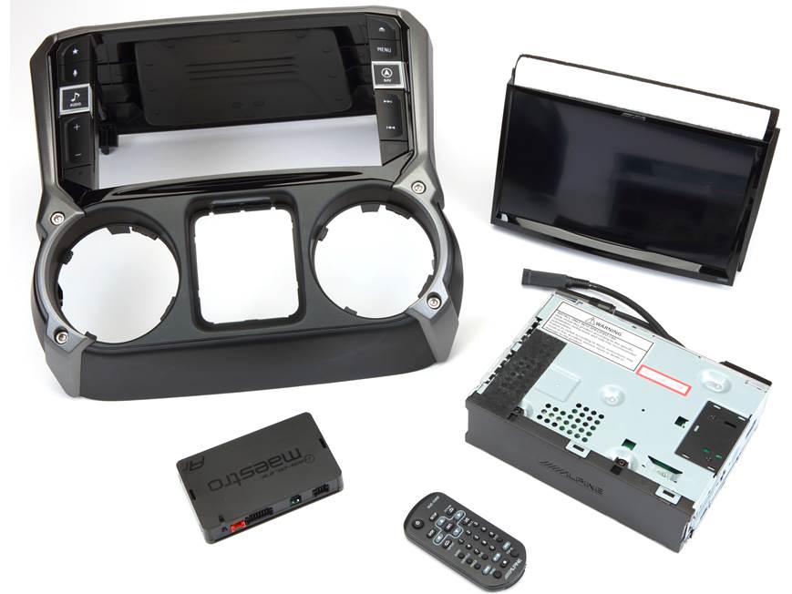 Alpine X209-WRA-OR In-Dash Restyle System Custom-fit navigation