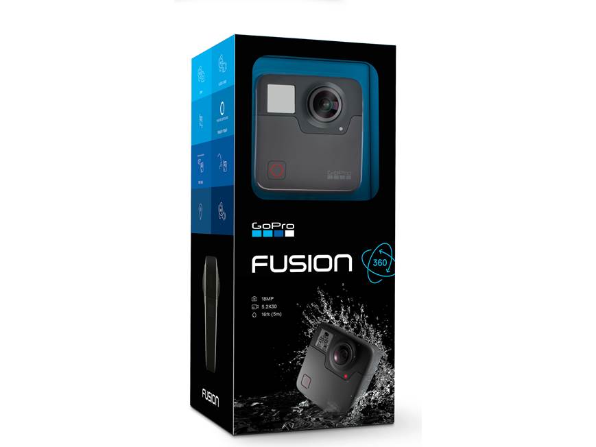 GoPro Fusion 360 360-degree Ultra HD action camera with Wi-Fi® at