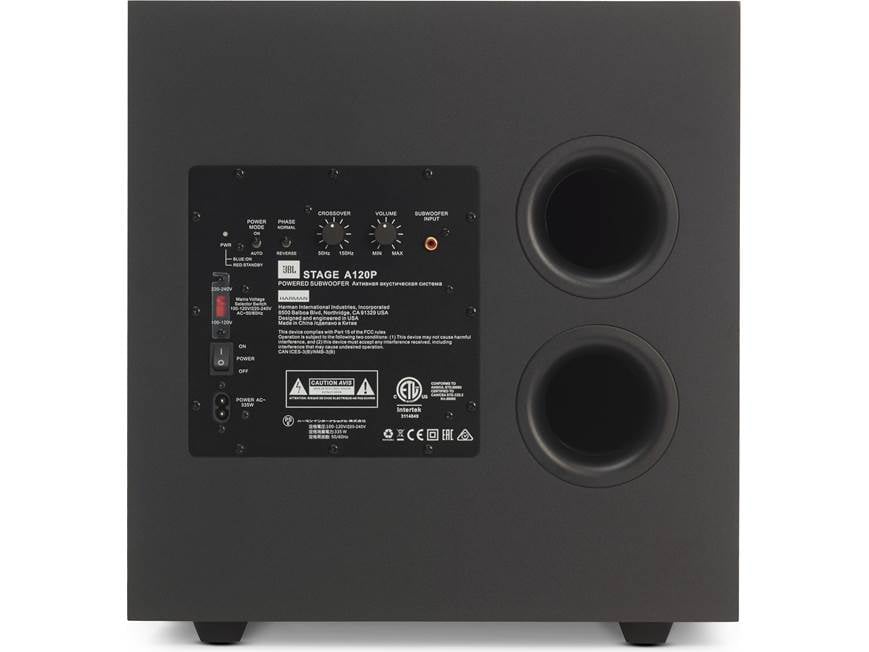 JBL Stage A120P Powered subwoofer at Crutchfield