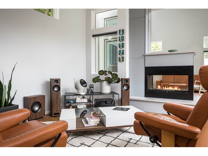 Jamo S 808 SUB (Walnut) Powered subwoofer (Walnut) at Crutchfield