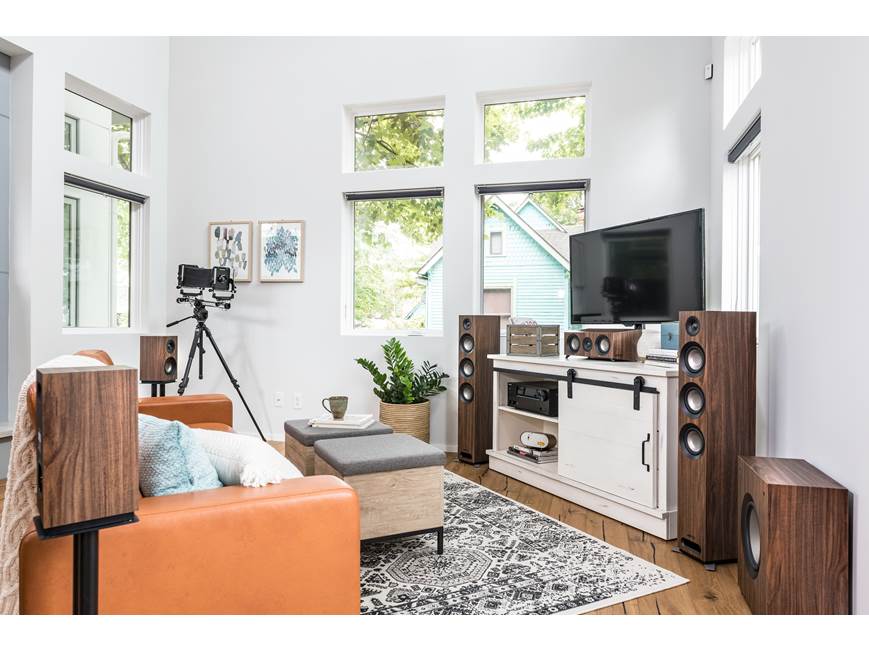Jamo S 808 SUB (Walnut) Powered subwoofer (Walnut) at Crutchfield