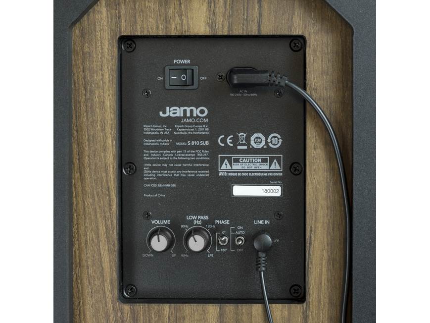 Buy Jamo S 810 Studio Series Subwoofer, Black At Ubuy Barbados - View #6
