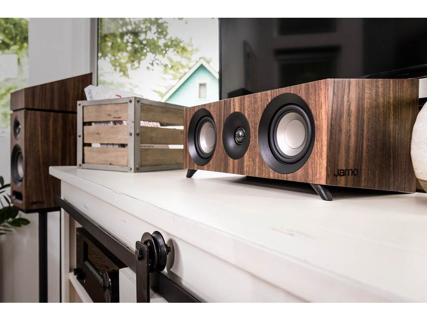 Jamo S 81 CEN (Walnut) Center channel speaker (Walnut) at Crutchfield