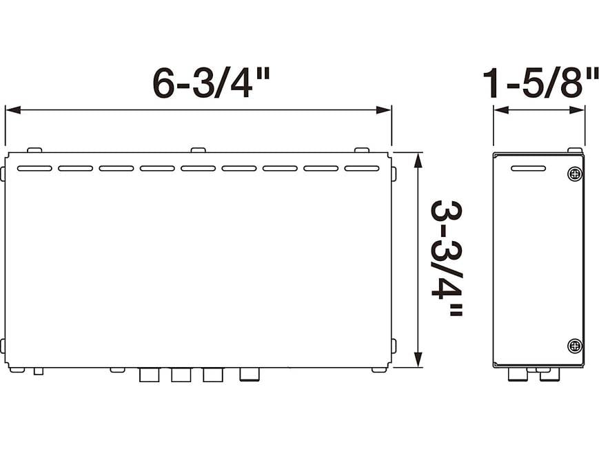 Pioneer DEQ-S1000A Compact 4-channel car amplifier with digital