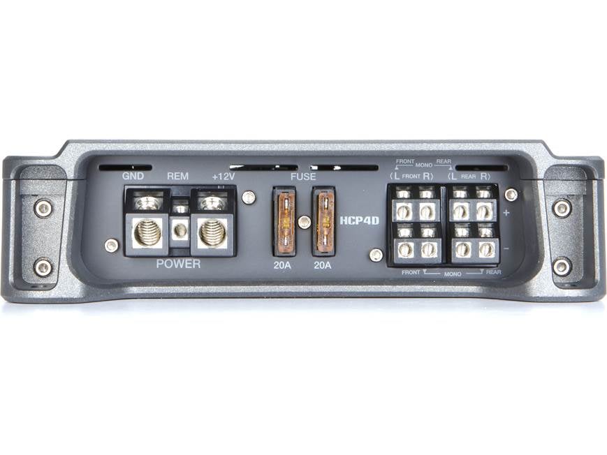 Hertz HCP 4D 4-channel car amplifier — 70 watts RMS x 4 at Crutchfield