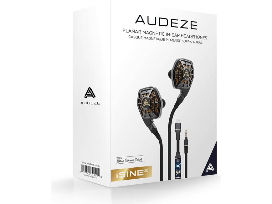 Audeze iSINE 20 In-ear planar magnetic headphones with Apple