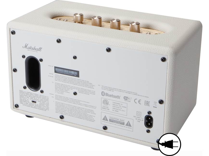 ルナ様【美品】Marshall ACTON II ホワイト ペア Acton II Bluetooth speaker delivers powerful sound for your home
