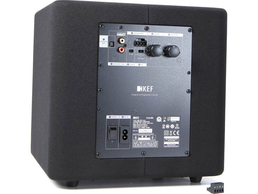 KEF KUBE 8b Powered subwoofer at Crutchfield