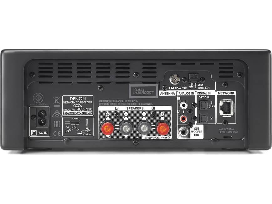 Denon CEOL RCD-N10 Compact stereo receiver with built-in CD player