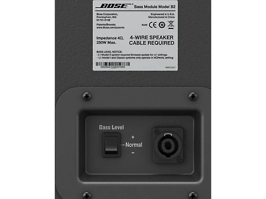 Bose® B2 Bass module for L1 speaker system at Crutchfield