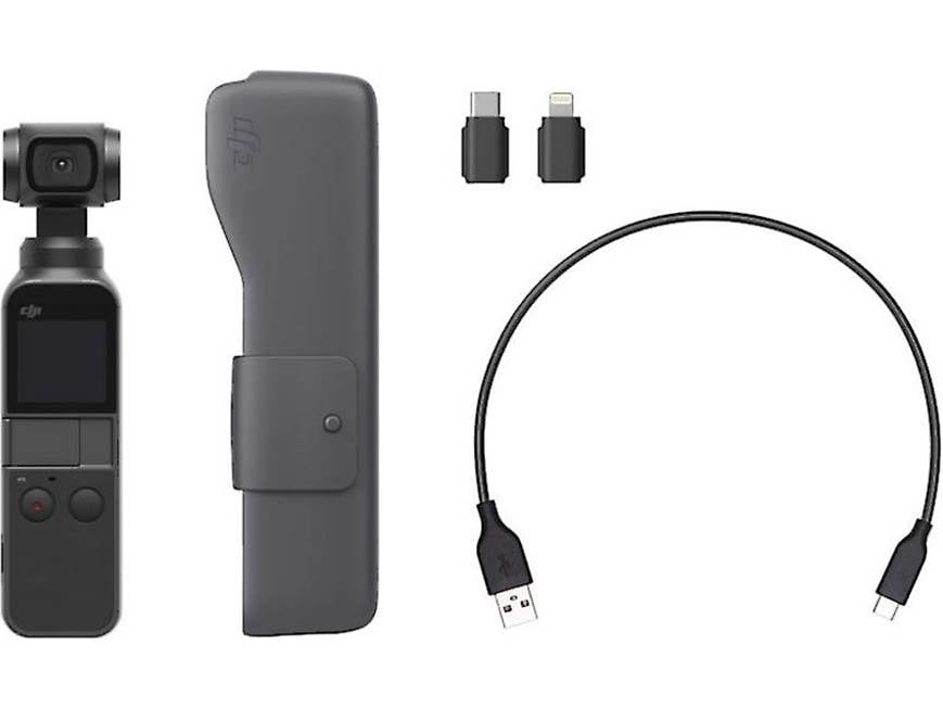 DJI Osmo Pocket Handheld camera and gimbal mount at Crutchfield