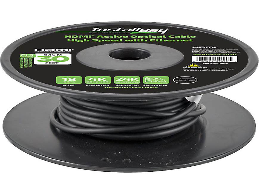 Ethereal Install Bay® Active Hybrid HDMI Cable (30 feet) High