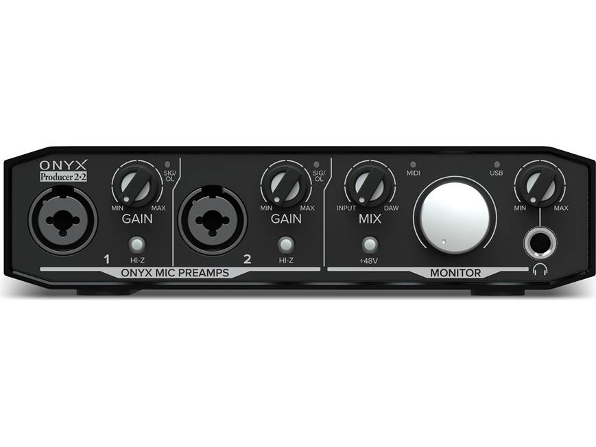 Mackie Onyx Producer 2·2™ USB 2.0 audio interface for Mac® and PC