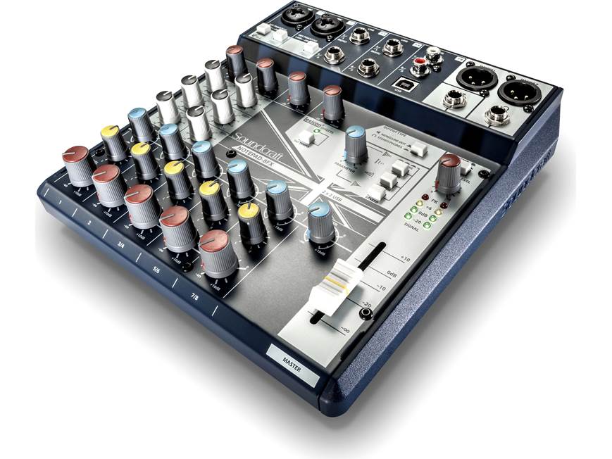 Soundcraft Notepad-8FX 8-channel mixer with effects and USB