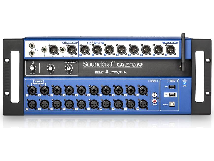 Soundcraft Ui24R 24-channel remote-controlled digital mixer with