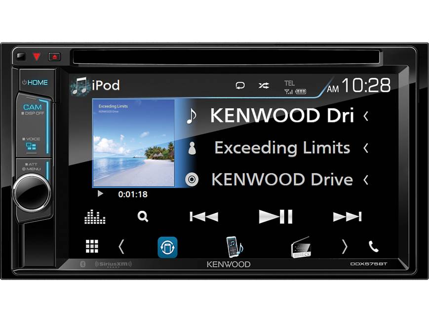 Kenwood DDX575BT DVD receiver at Crutchfield