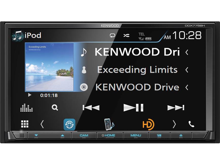 Kenwood DDX775BH DVD receiver at Crutchfield