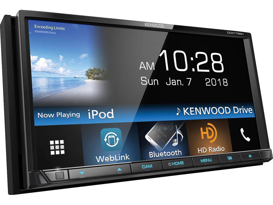 Kenwood DDX775BH DVD receiver at Crutchfield