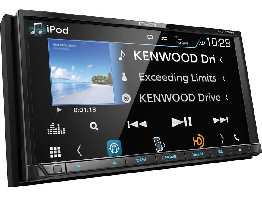 Kenwood DDX775BH DVD receiver at Crutchfield