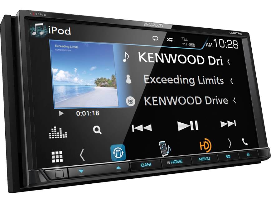 Kenwood Excelon DDX795 DVD receiver at Crutchfield