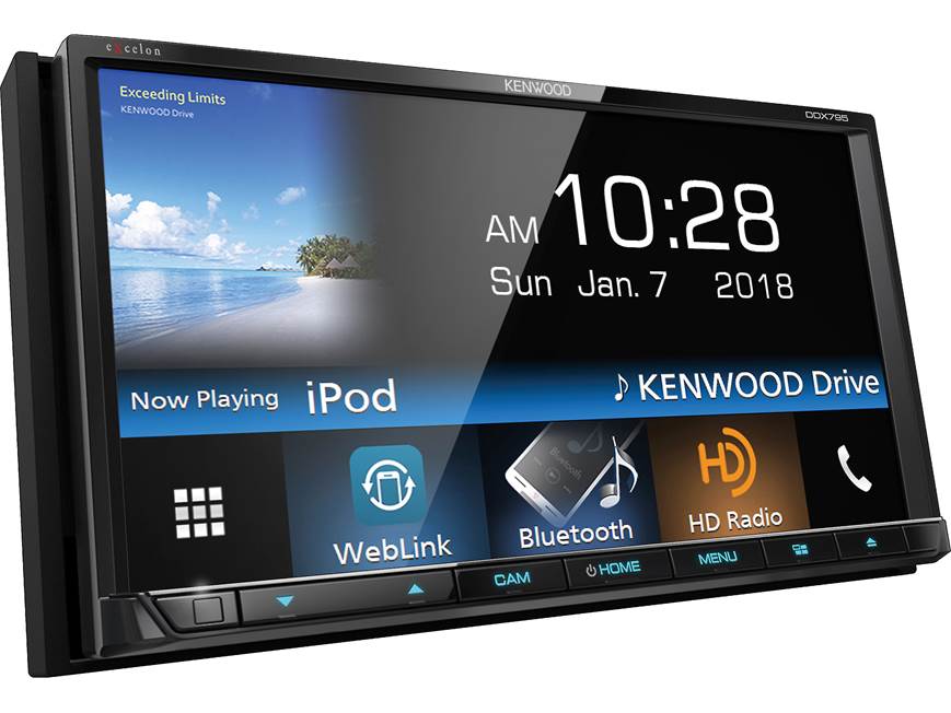 Kenwood Excelon DDX795 DVD receiver at Crutchfield