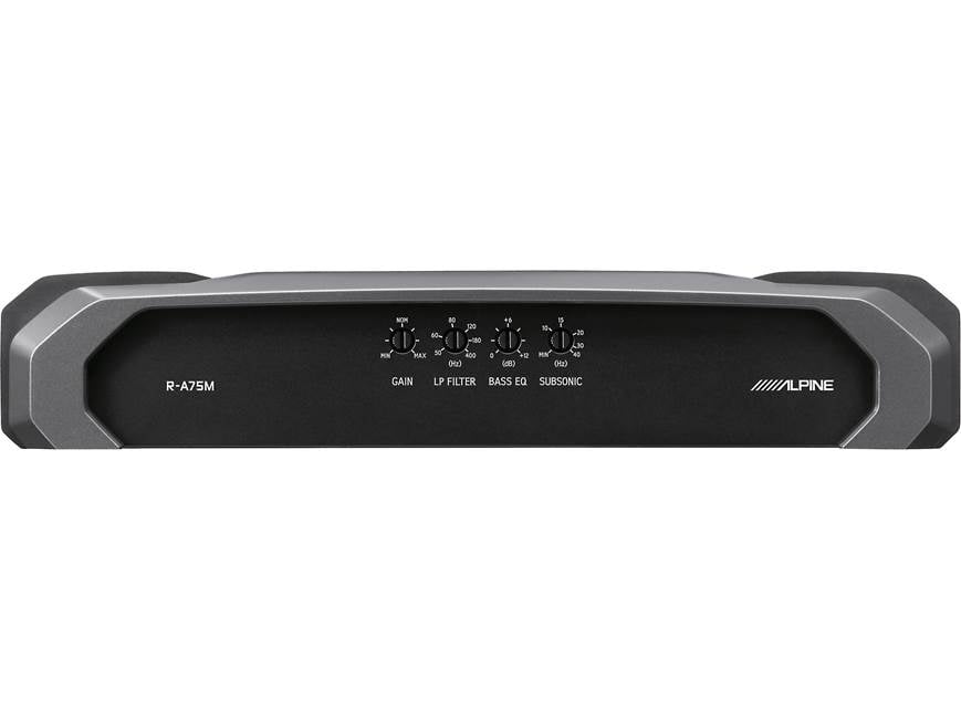 Alpine R-A75M R-Series mono subwoofer amplifier — 750 watts RMS x