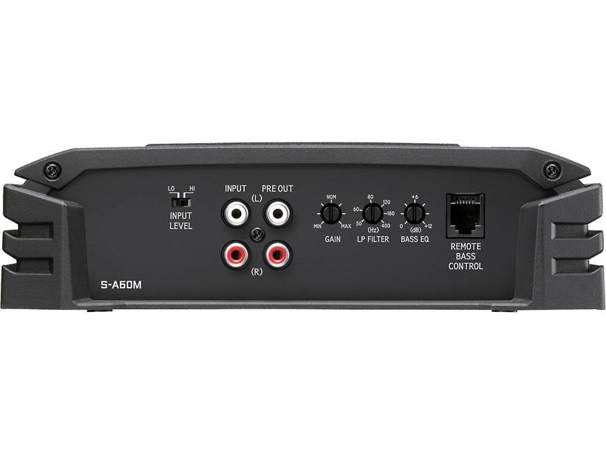 Alpine S-A60M S-Series mono subwoofer amplifier — 600 watts RMS x