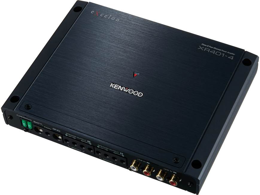 KENWOOD XR400-4 パワーアンプ Kenwood Excelon XR401-4 Reference Series 4-channel car amplifier