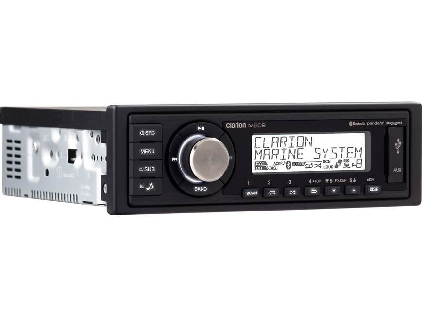 Clarion M508 Marine digital media receiver with Bluetooth® (does