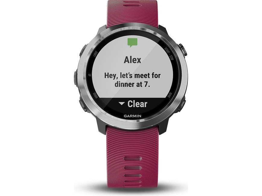 Garmin Forerunner 645 Music (Cerise with stainless hardware) GPS