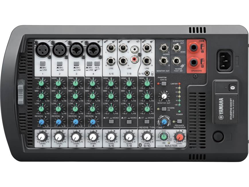 スピーカー・ウーファー Yamaha Stagepas 600BT Yamaha STAGEPAS 600BT Portable 10-channel PA system with Bluetooth