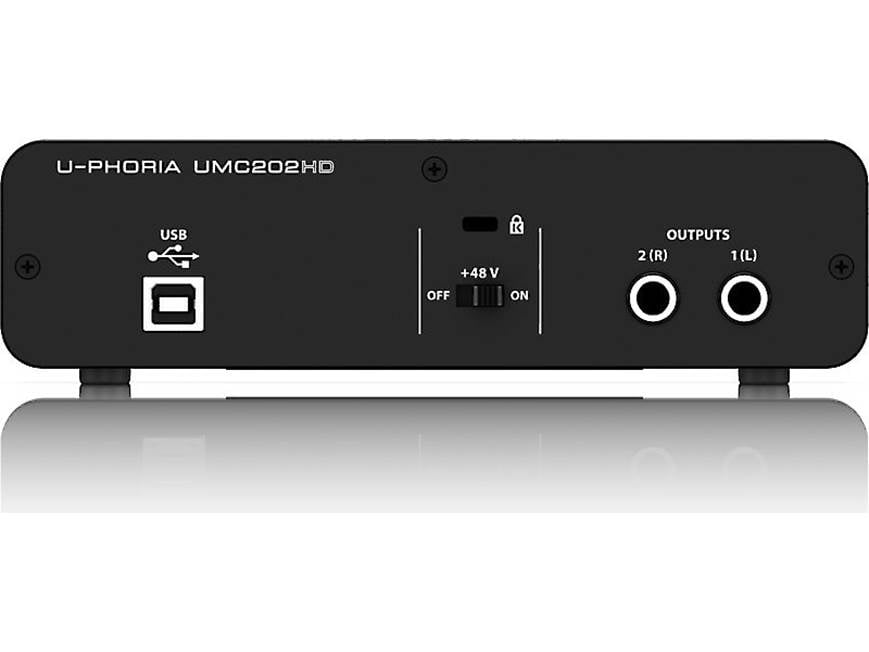 behringer U-PHORIA UMC204HDオーディオインターフェイス Behringer U-Phoria UMC202HD USB 2.0 audio interface for Mac® and