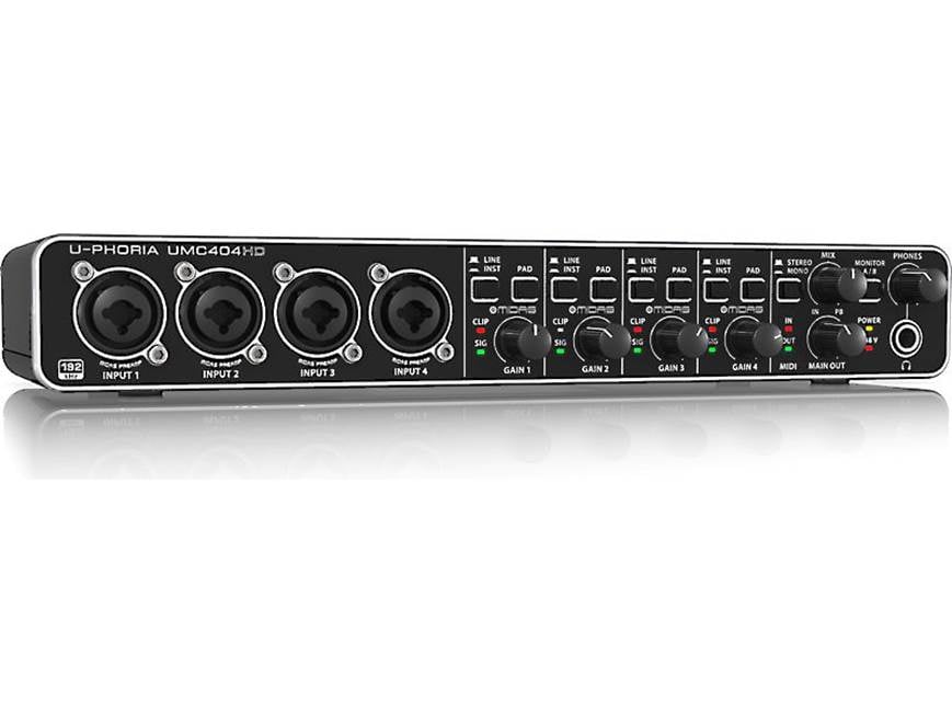 Behringer U-Phoria UMC404HD USB 2.0 audio interface for Mac® and