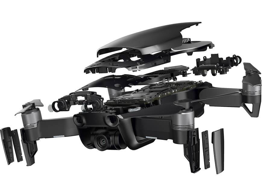 DJI Mavic Air (Onyx Black) Aerial drone with 4K camera and remote