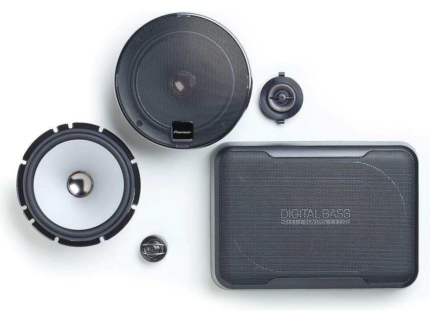 Pioneer TS-WX130DA 50-watt compact powered subwoofer at Crutchfield