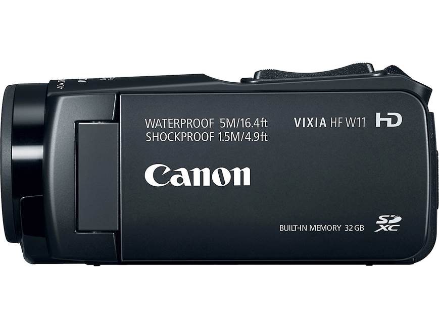 Canon VIXIA HF W11 HD camcorder with 40X optical zoom at Crutchfield