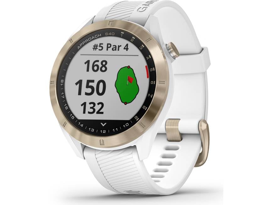 Garmin Approach® S40 (White) Golf GPS watch — covers over 41,000