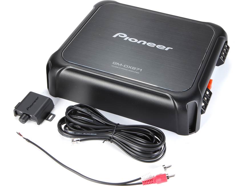 Pioneer GM-DX871 Mono subwoofer amplifier — 800 watts RMS x 1 at 1