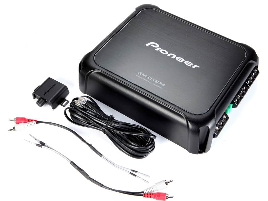 Pioneer GM-DX874 4-channel car amplifier — 100 watts RMS x 4 at